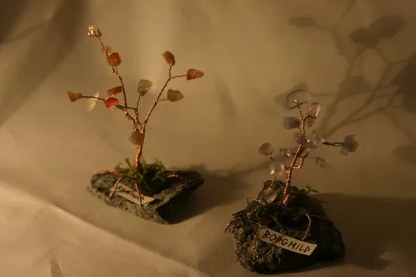 Yggdrasil (arbres de vie messager), créations Sylvie Joigneau